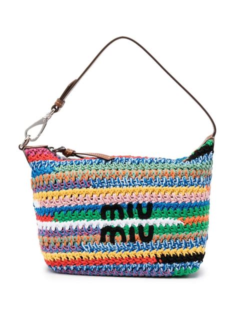 miu miu designer bags|miu miu crochet bag.